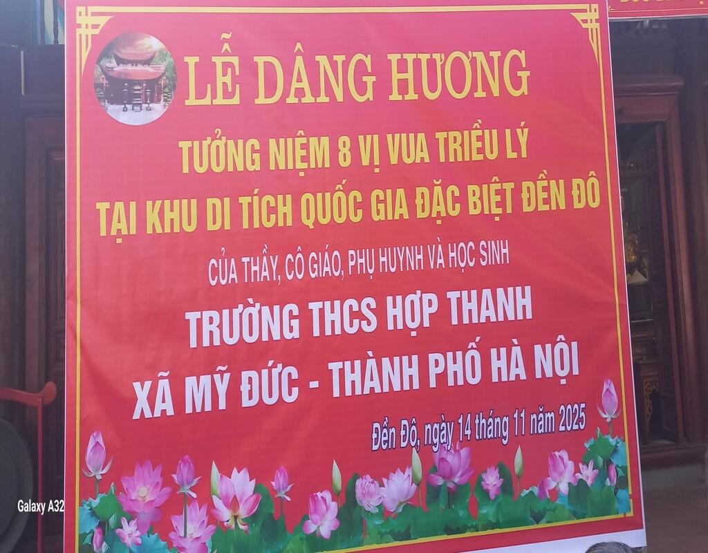 HOẠT ĐỘNG TRẢI NGHIỆM CỦA THẦY VÀ TRÒ TRƯỜNG THCS HỢP THANH NĂM HỌC 2025-2026