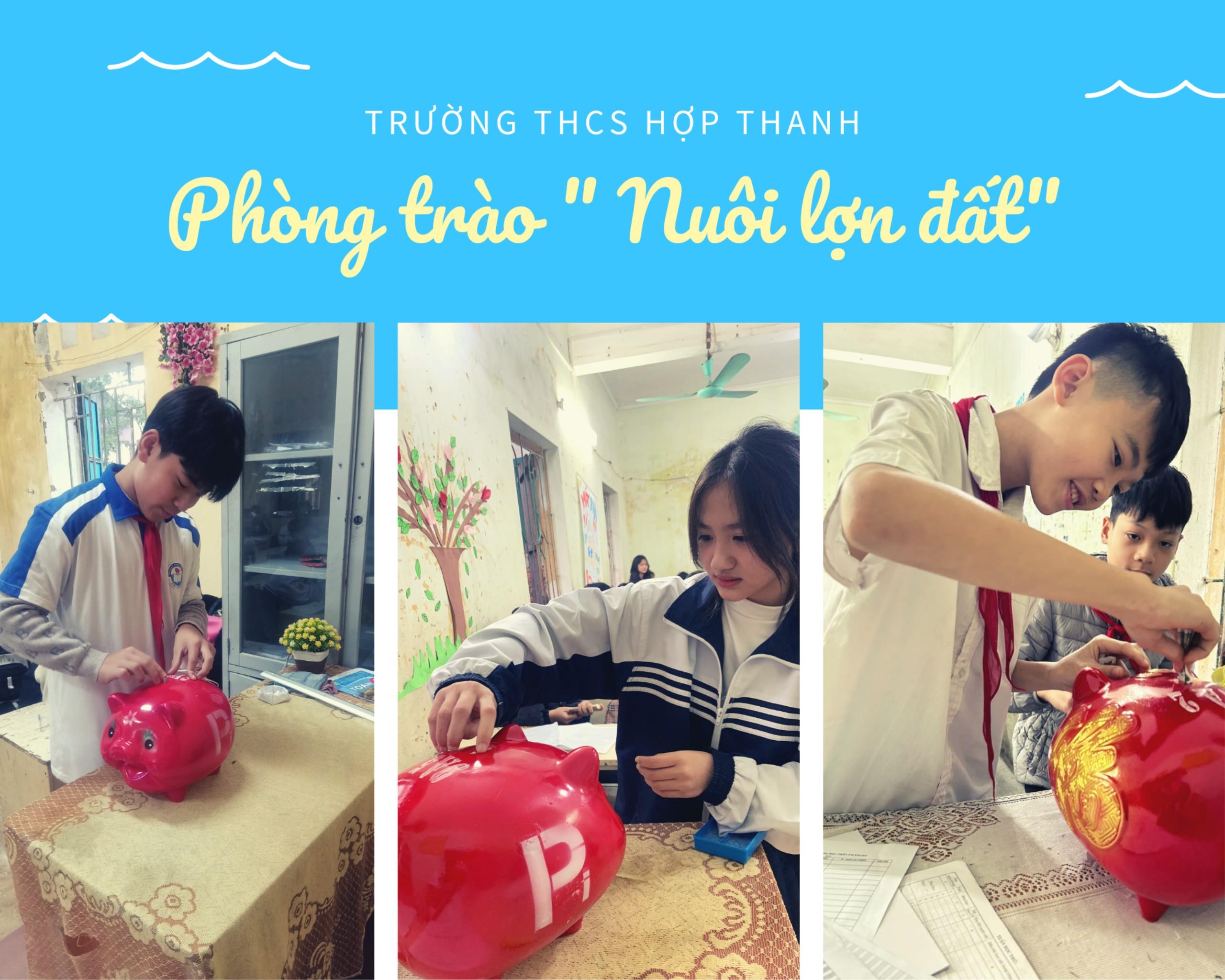 Phong trào "nuôi lợn đất ủng hộ học sinh nghèo"